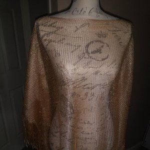 GORGEOUS GOLD SHIMMER KIMONO NWT